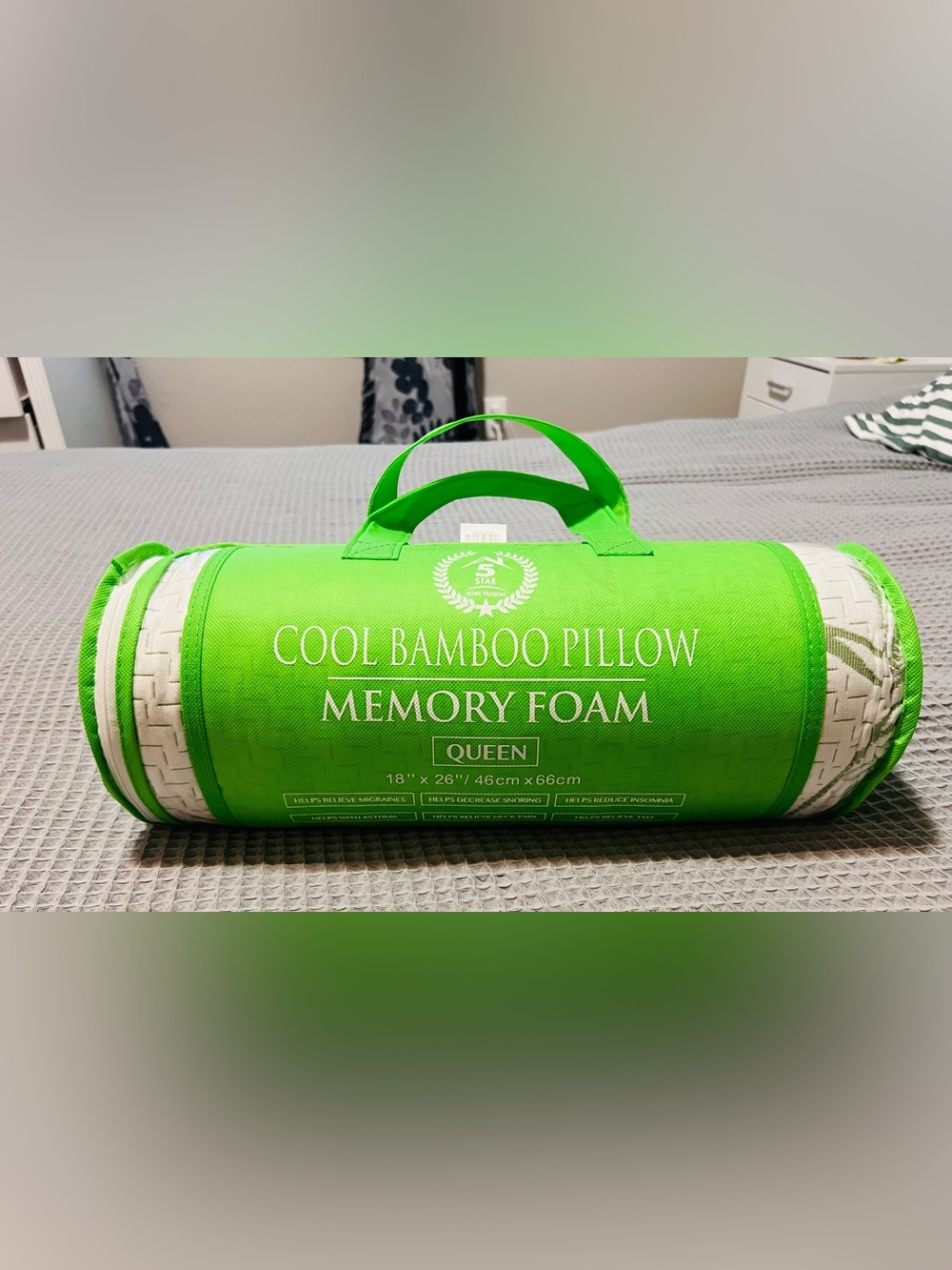 Cool Bamboo Memory Foam Pillow